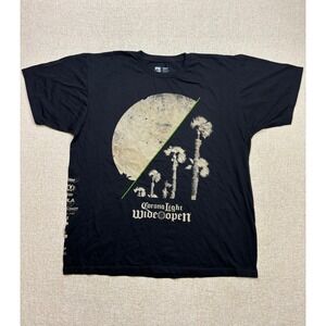 Quiksilver Corona Light Wide Open Graphic T-Shirt Mens XL Black ST COMP Cotton